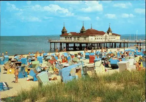 Ahlbeck (Usedom) Seebrücke Ansichtskarte g1985