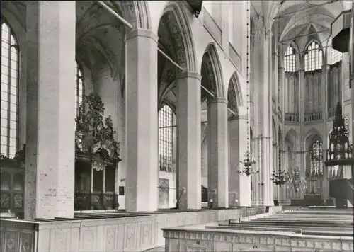 Ansichtskarte Stralsund Marienkirche 1978