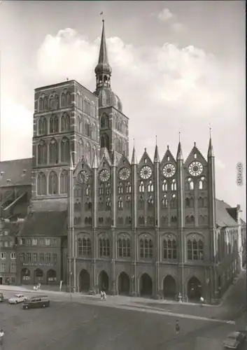 Ansichtskarte Stralsund Rathaus 1976