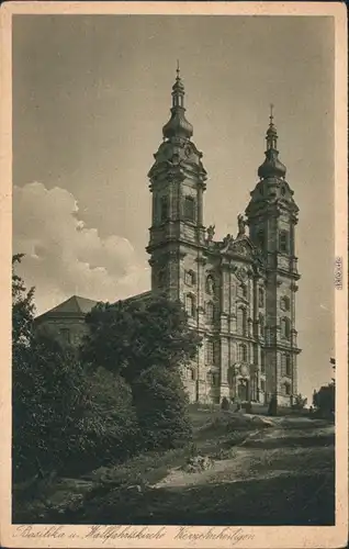 Ansichtskarte Bad Staffelstein Wallfahrtskirche Basilika Vierzehnheiligen 1930