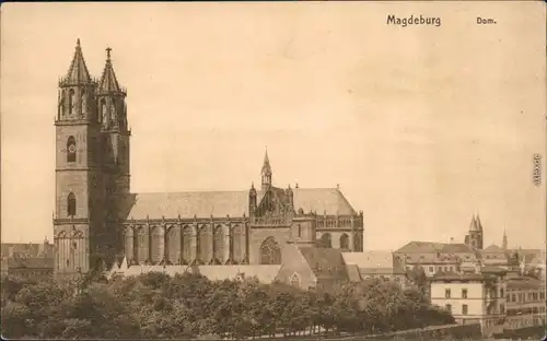 Ansichtskarte Altstadt-Magdeburg Dom 1916