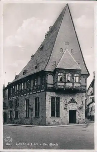 Ansichtskarte Goslar Hotel Brusttuch 1931