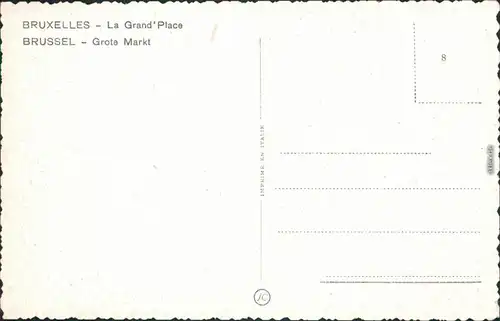 Ansichtskarte Brüssel Bruxelles Grote Markt/Großer Platz 1965