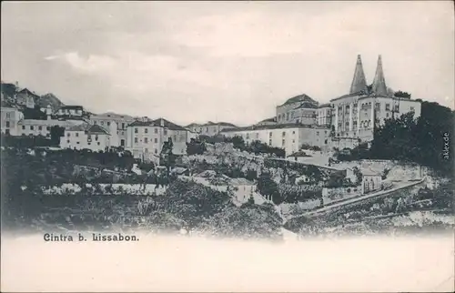 Ansichtskarte Sintra Cintra Blick auf die Stadt 1912