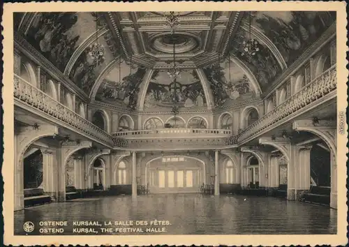 Ansichtskarte Ostende Oostende Kurhaus - Kursaal 1932