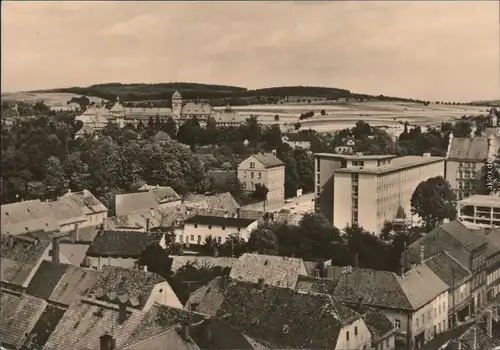 Ansichtskarte Bischofswerda Blick auf die Stadt 1963