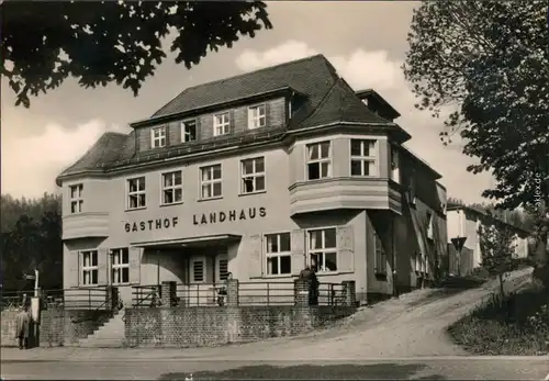 Ansichtskarte Adorf (Vogtland) Gasthof Landhaus 1970