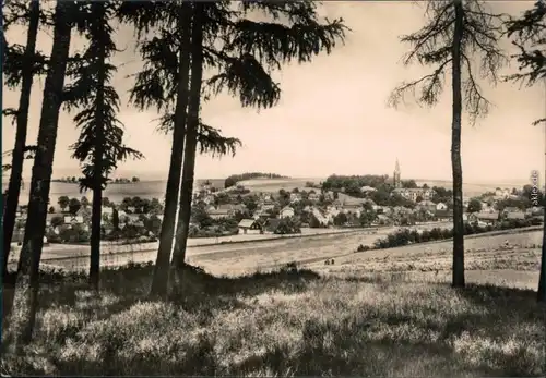 Ansichtskarte Hohndorf Blick auf den Ort 1969