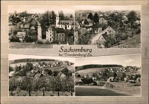 Ansichtskarte Sachsenberg-Georgenthal-Klingenthal Blick auf den Ort 1966