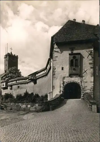 Ansichtskarte Eisenach Wartburg - Nordseite 1968