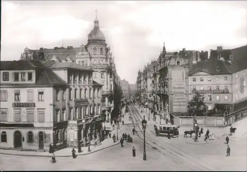 Ansichtskarte Innere Altstadt-Dresden Repro - König-Johannstrasse 1900/1988