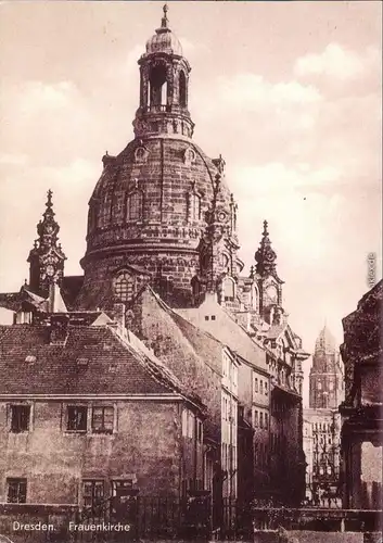 REPRO Ansichtskarte Innere Altstadt-Dresden Frauenkirche 1930