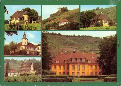 Radebeul Hoflößnitz, Jakobstein, Turmhaus, Bennoschlößchen, Schloß  g1982
