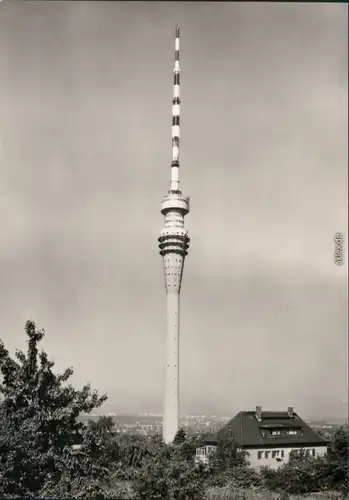 Ansichtskarte Pappritz-Dresden Fernsehturm 1970