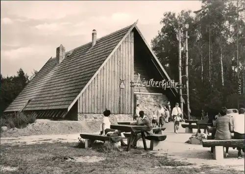 Ansichtskarte Moritzburg Konsum-Gaststätte "Räuberhütte" 1976