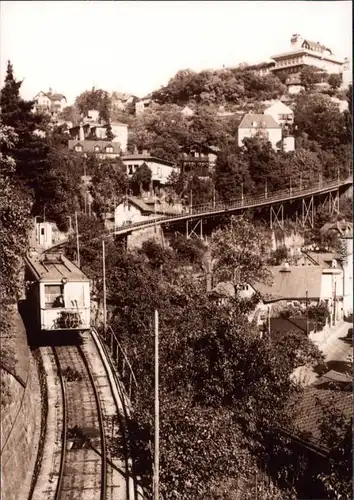 Ansichtskarte Dresden Standseilbahn 1962/2000