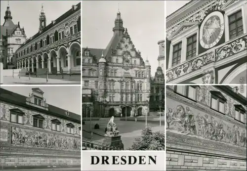 Innere Altstadt-Dresden Dresdner Residenzschloss / Königliches Schloss 1981
