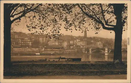 CPA Saint-Cloud Fluss, Kirche und Uferpanorama 1929