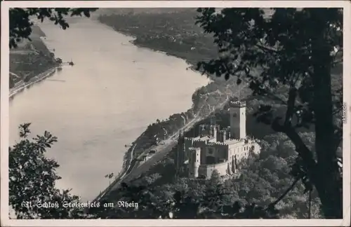 Ansichtskarte Stolzenfels-Koblenz Schloß Stolzenfels/Burg Stolzenfels 1938
