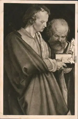 Ansichtskarte  A. Dürer - Johannes und Petrus 1928