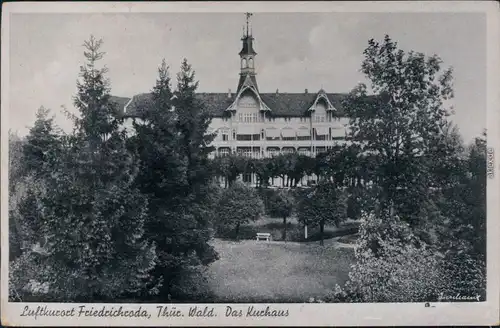Ansichtskarte Finsterbergen-Friedrichroda Kurhaus 1944