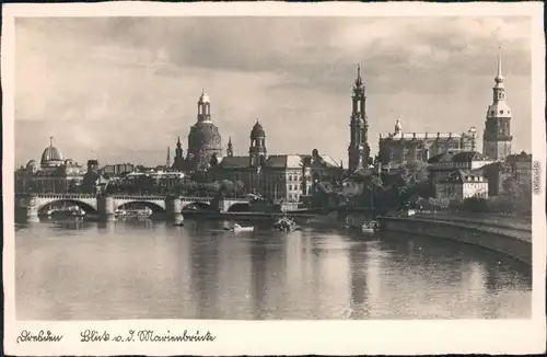 Ansichtskarte Dresden Dresden Altstädter Elbufer 1940