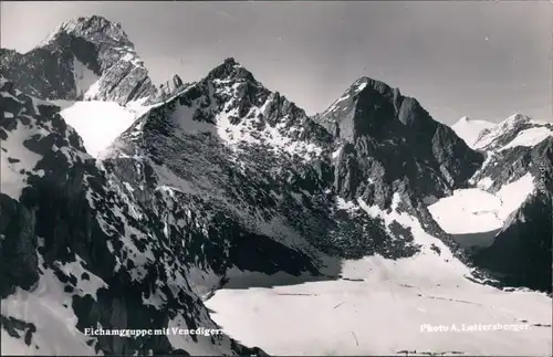 Prägraten am Großvenediger Eichamgruppe mit Großvenediger 1939