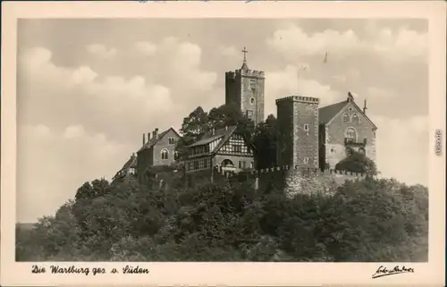 Ansichtskarte Eisenach Wartburg 1956