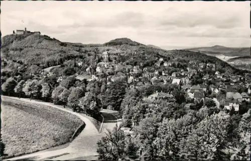 Ansichtskarte Eisenach Blick nach der Wartburg 1959