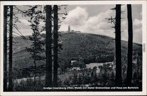 Ansichtskarte Brotterode Großer Inselberg / Inselsberg 1957