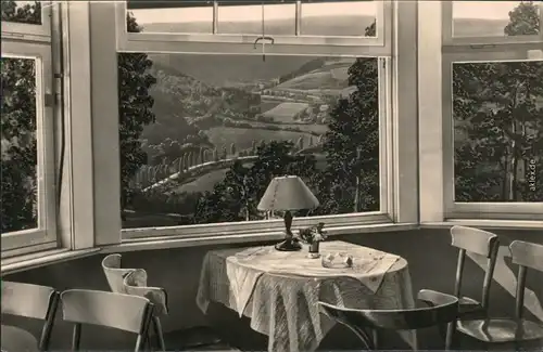 Ansichtskarte Arnstadt Berggaststätte Alteburg 1959
