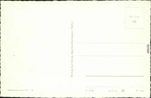 Ansichtskarte Friedrichroda Blick auf die Stadt 1960