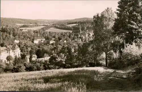 Bad Elster Panorama Foto Ansichtskarte Vogtland 1961