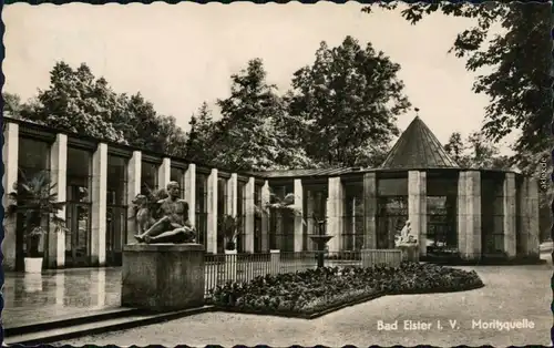 Ansichtskarte Bad Elster Moritzquelle 1957