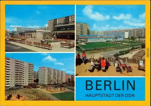 Ansichtskarte Lichtenberg Berlin Berlin - Lichtenberg Neubaugebiet g1981