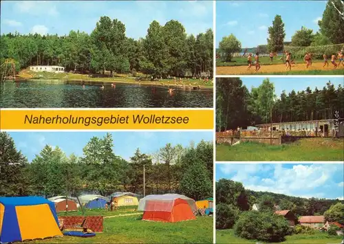Angermünde Campingplatz Sport-Spielplatz Strandbad Wolletzsee, Gehegemühle g1982