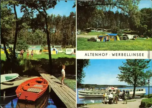 Altenhof-Werbellinsee-Schorfheide Zeltplatz, Bootsanlegestelle g1977