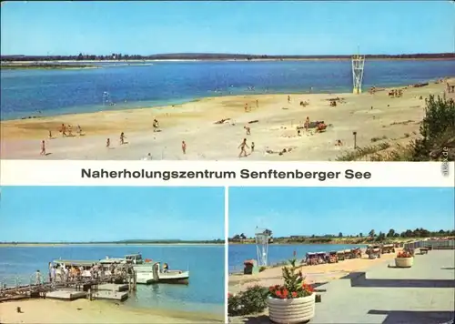 Großkoschen-Senftenberg See Fahrgastschiff Niederlausitz Beobachtungsturm g1980
