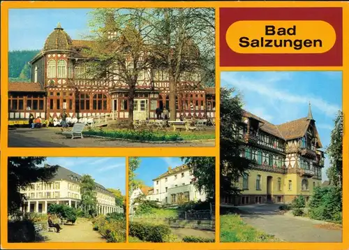 Bad Salzungen Inhalatorium, Kurhaus, Sanatorium, Kindersanatorium 1990