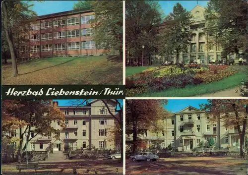 Bad Liebenstein Diagnostik- und Therapiegebäude, Kurhaus, Kurheime 1968