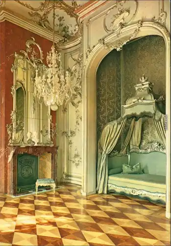 Potsdam Neues Palais: Schlafzimmer Friedrich II. 1974