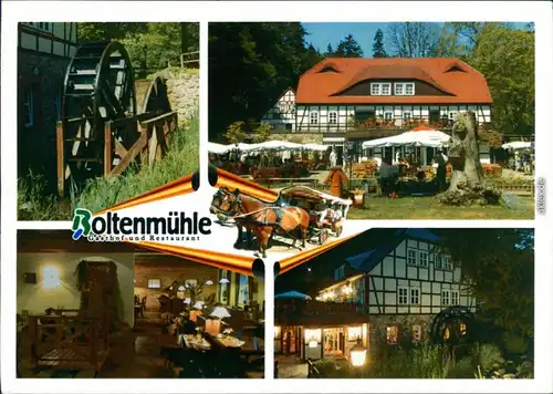 Ansichtskarte Boltenmühle-Neuruppin Kosum-Gaststätte "Boltenmühle" 2001