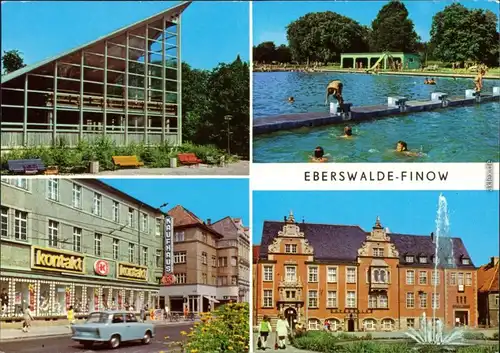 Finow Eberswalde Tierpark-Gaststätte Kaufhaus Platz der Freundschaft 1979