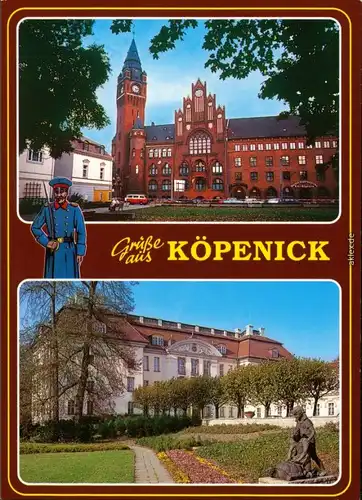 Ansichtskarte Köpenick-Berlin Rathaus, Schloß 1998