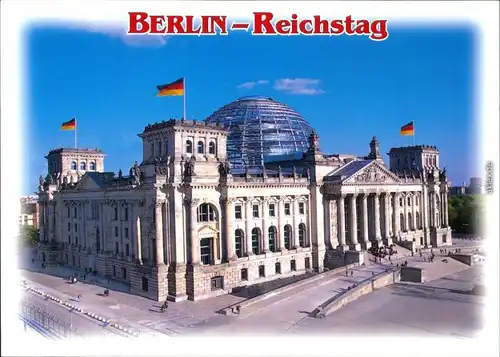 Ansichtskarte Berlin Reichstag 2000