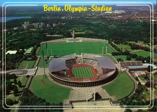 Ansichtskarte Berlin Luftbild - Olympiastadion 1995