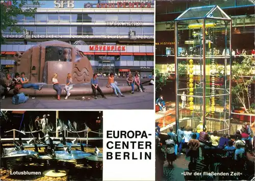 Ansichtskarte Charlottenburg-Berlin Europa-Center 1980