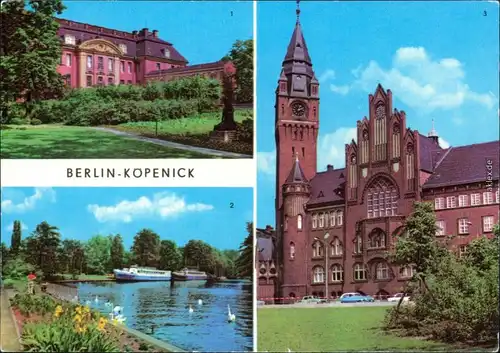 Köpenick-Berlin Kunstgewerbliches Museum, Hotelschiff, Rathaus 1981