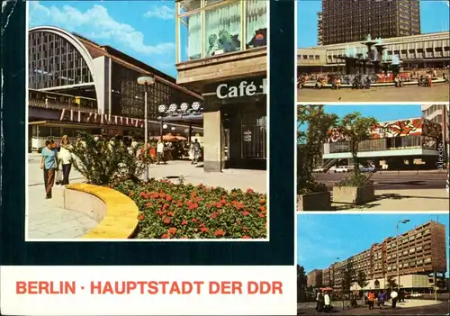 Berlin S-Bahnhof am Alexanderplatz, Pressecafé, Karl-Liebknecht-Straße g1982