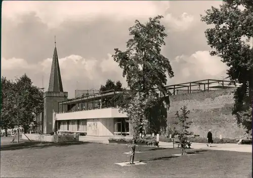 Ansichtskarte Cottbus Choćebuz Gaststätte am Stadttor 1975